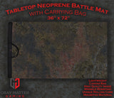Gray Matter Gaming Gaming Mat 36x72 Boggy Swamp - Neoprene Battle Mat with Bag