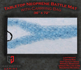Gray Matter Gaming Gaming Mat 36x72 Frozen River - Neoprene Battle Mat with Bag