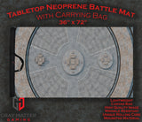 Gray Matter Gaming Gaming Mat 36x72 Grand Concourse - Neoprene Battle Mat with Bag