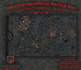Gray Matter Gaming Gaming Mat 36x72 Lava Flows - Neoprene Battle Mat with Bag
