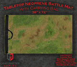 Gray Matter Gaming Gaming Mat 36x72 Traveler's Road - Neoprene Battle Mat with Bag