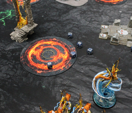 Gray Matter Gaming Gaming Mat 44x60 Blighted Cavern - Neoprene Battle Mat with Bag