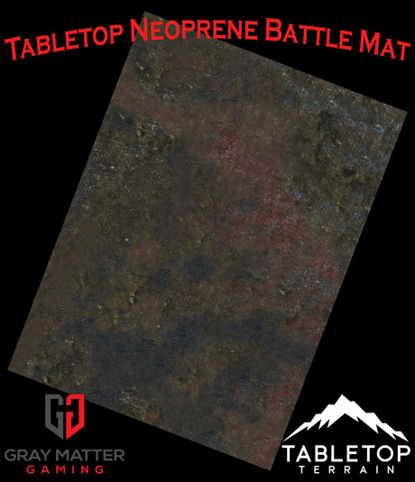 Gray Matter Gaming Gaming Mat 44x60 Boggy Swamp - Neoprene Battle Mat - Warhammer, AoS, 40K, Kill Team, MCP, Shatterpoint, Legion, More