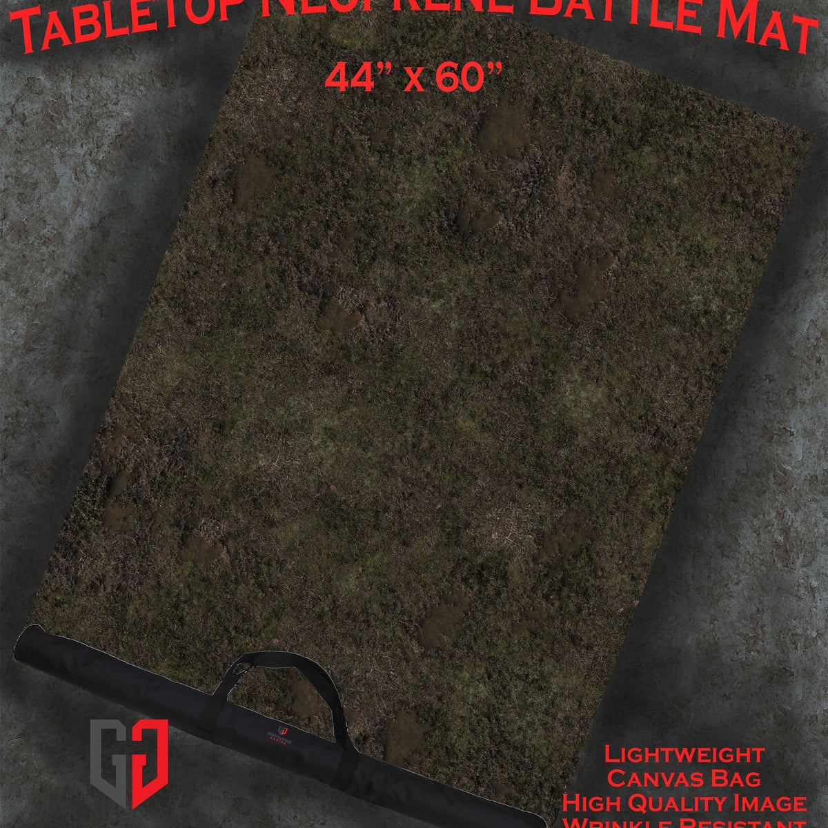 Dread Marsh - Neoprene Battle Mat with Bag – Tabletop Terrain