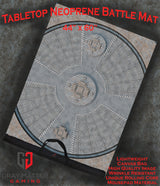 Gray Matter Gaming Gaming Mat 44x60 Grand Concourse - Neoprene Battle Mat with Bag