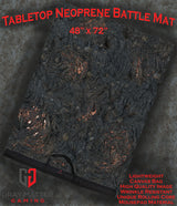 Gray Matter Gaming Gaming Mat 44x60 Lava Flows - Neoprene Battle Mat with Bag