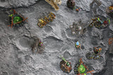 Gray Matter Gaming Gaming Mat 44x60 Moonscape - Neoprene Battle Mat with Bag