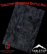 Gray Matter Gaming Gaming Mat 44x60 Tainted Cavern - Neoprene Battle Mat - Warhammer, AoS, 40K, Kill Team, MCP, Shatterpoint, Legion, More