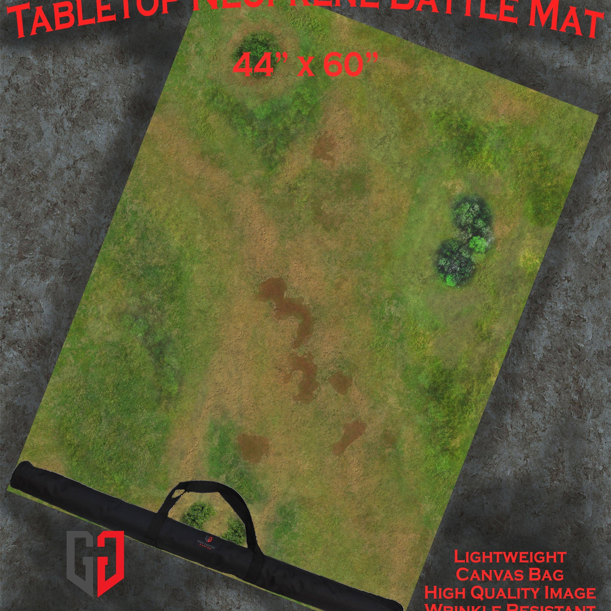 Traveler's Road - Neoprene Battle Mat with Bag – Tabletop Terrain