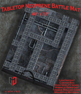 Gray Matter Gaming Gaming Mat 48x72 Grimdark Station - Neoprene Battle Mat with Bag