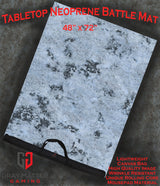Gray Matter Gaming Gaming Mat 48x72 Snowy Tundra - Neoprene Battle Mat with Bag