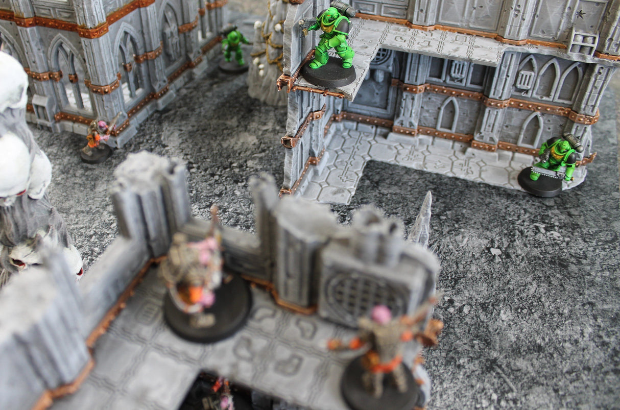 Gray Matter Gaming Gaming Mat Ashen Wastelands - Neoprene Battle Mat with Bag
