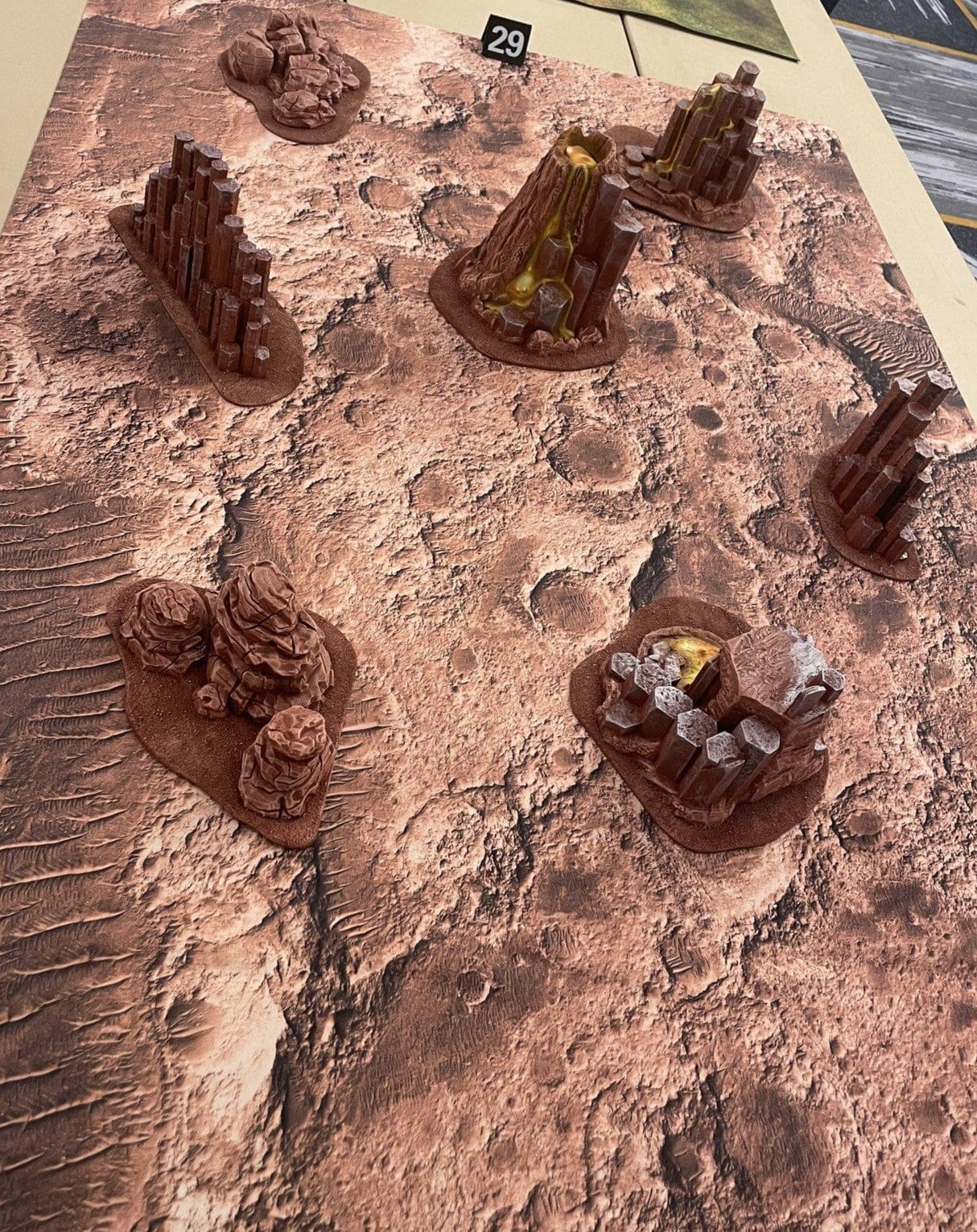 Gray Matter Gaming Gaming Mat Barren Lands - Neoprene Battle Mat with Bag