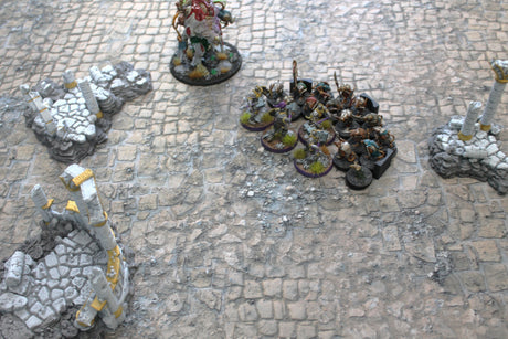 Gray Matter Gaming Gaming Mat Broken Cobblestone - Neoprene Battle Mat with Bag