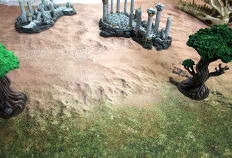 Gray Matter Gaming Gaming Mat Coastal Shore - Neoprene Battle Mat with Bag
