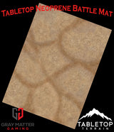 Gray Matter Gaming Gaming Mat Desert Paths - Neoprene Battle Mat - Warhammer, AoS, 40K, Kill Team, MCP, Shatterpoint, Legion, More