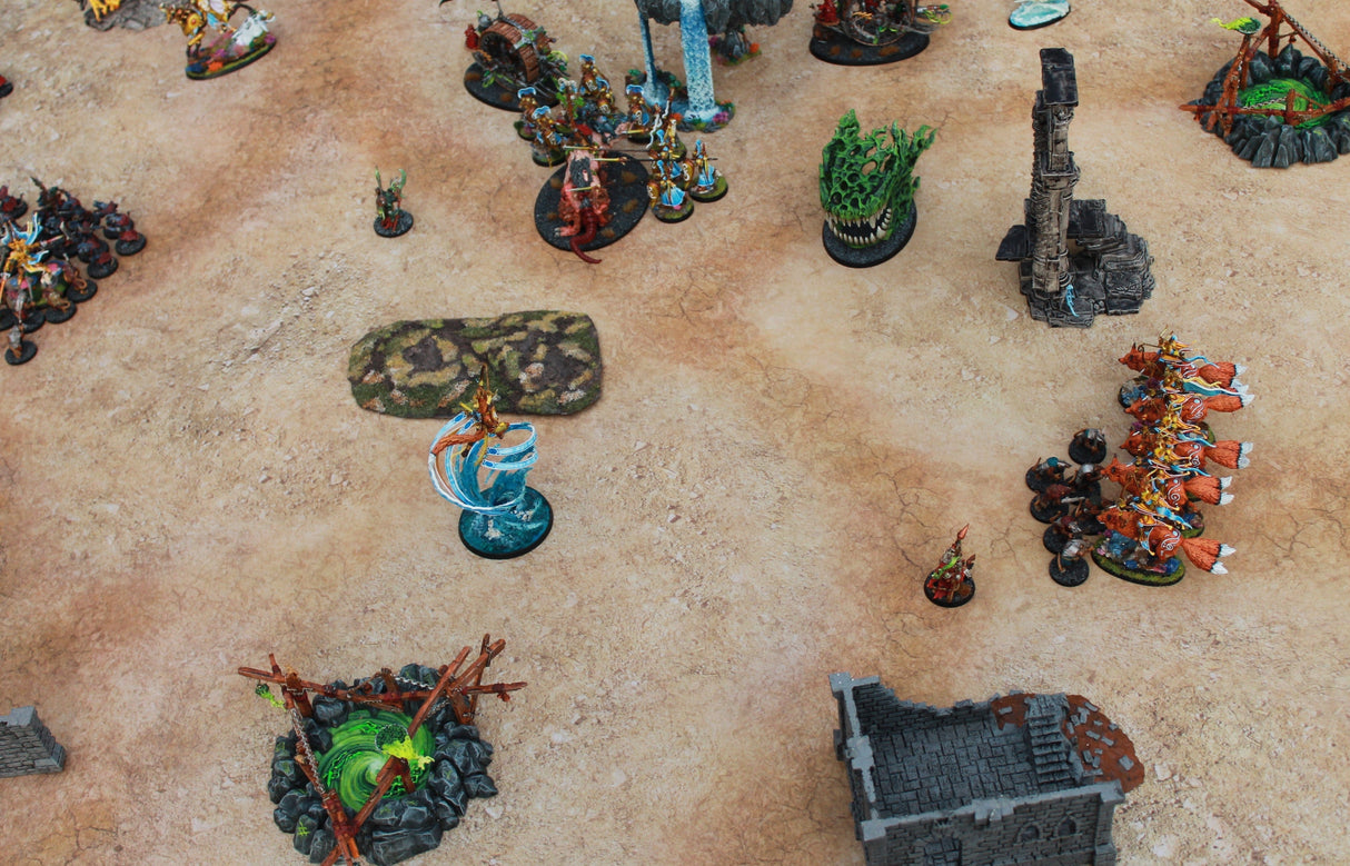 Gray Matter Gaming Gaming Mat Desert Paths - Neoprene Battle Mat with Bag
