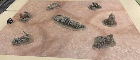 Gray Matter Gaming Gaming Mat Desert Paths - Neoprene Battle Mat with Bag
