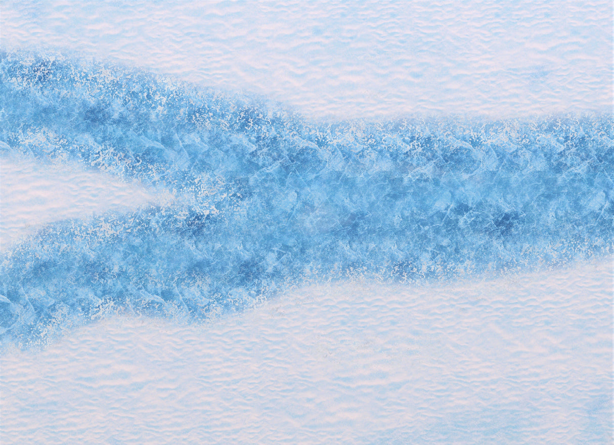 Gray Matter Gaming Gaming Mat Frozen River - Neoprene Battle Mat with Bag