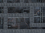 Gray Matter Gaming Gaming Mat Grimdark Station - Neoprene Battle Mat with Bag