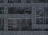 Gray Matter Gaming Gaming Mat Grimdark Station - Neoprene Battle Mat with Bag