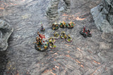 Gray Matter Gaming Gaming Mat Lava Flows - Neoprene Battle Mat with Bag