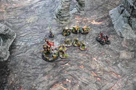 Gray Matter Gaming Gaming Mat Lava Flows - Neoprene Battle Mat with Bag