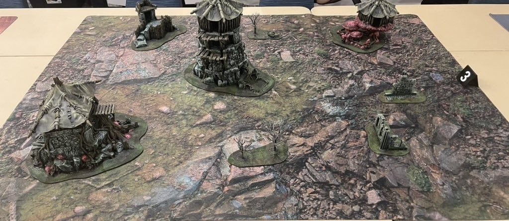 Gray Matter Gaming Gaming Mat Rocky Highlands - Neoprene Battle Mat with Bag