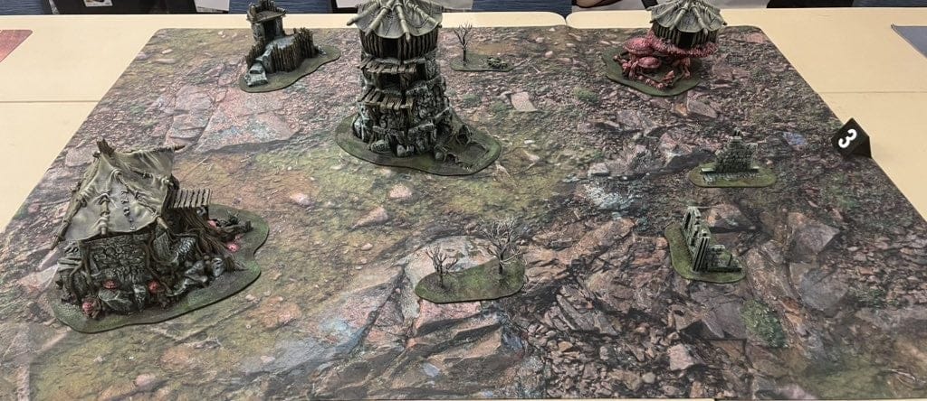 Gray Matter Gaming Gaming Mat Rocky Highlands - Neoprene Battle Mat with Bag