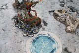 Gray Matter Gaming Gaming Mat Snowy Tundra - Neoprene Battle Mat with Bag