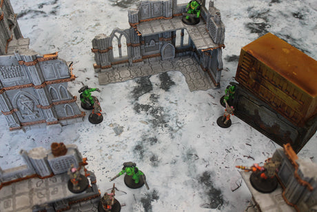 Gray Matter Gaming Gaming Mat Snowy Tundra - Neoprene Battle Mat with Bag