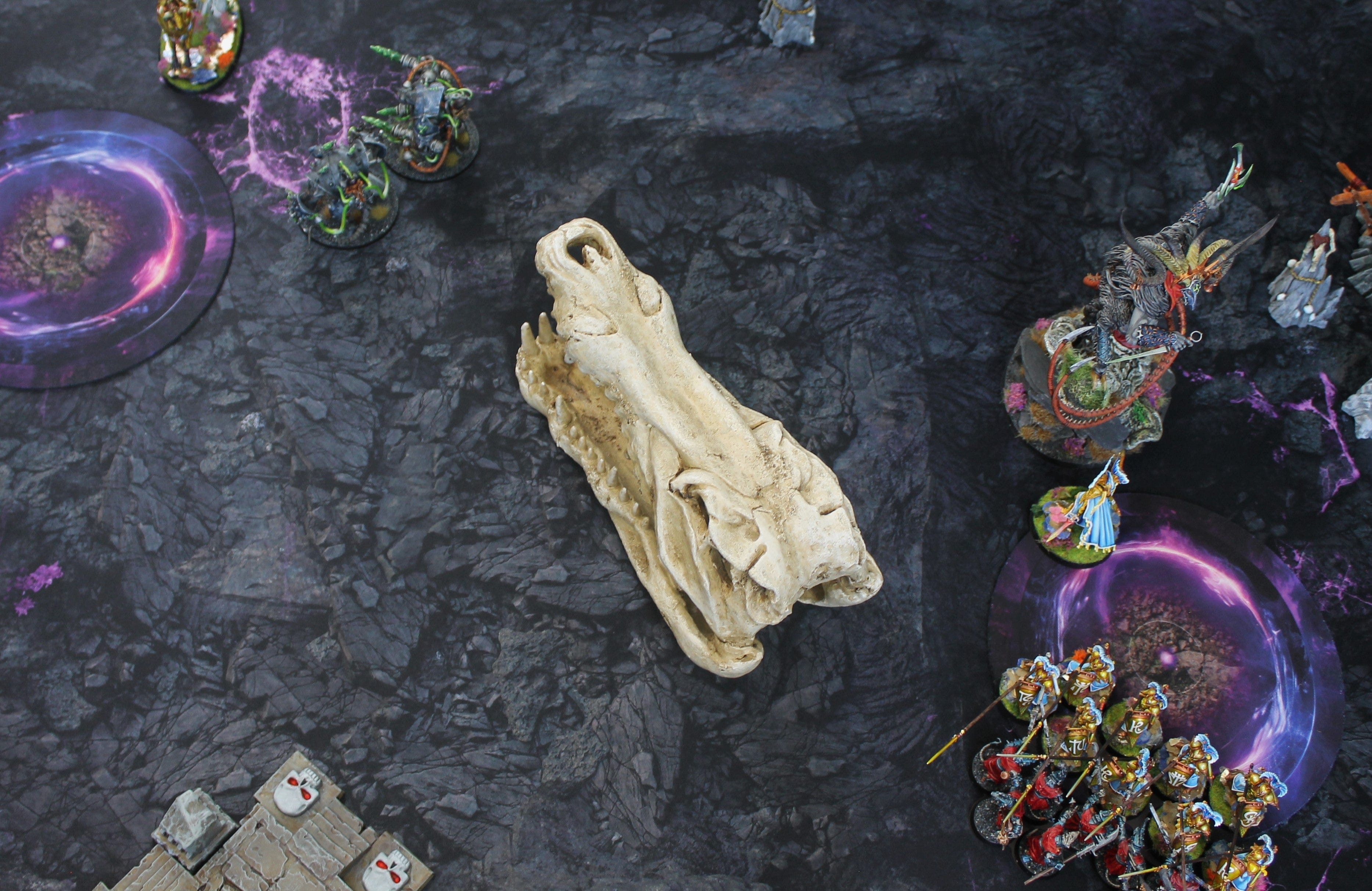 Tainted Cavern - Neoprene Battle Mat with Bag – Tabletop Terrain