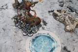 Gray Matter Gaming Objective Marker Warhammer 40k and AoS4 Neoprene Objective Markers - Fire and Ice