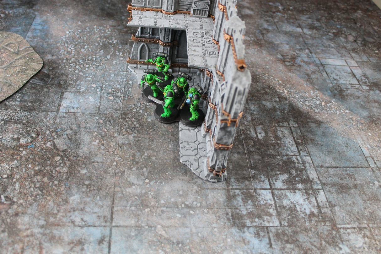 Gray Matter Gaming Terrain Markers Clear Acrylic Terrain Base Markers - 10th Edition Tournament 2023 or WTC 2023