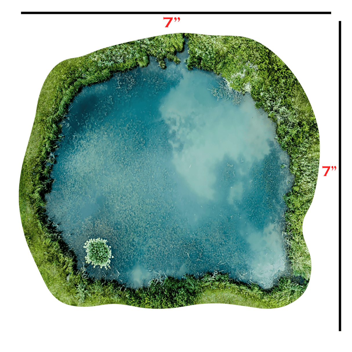 Gray Matter Gaming Terrain Markers Double Sided Neoprene Terrain Table Set