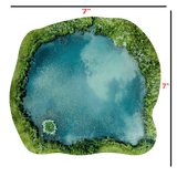 Gray Matter Gaming Terrain Markers Double Sided Neoprene Terrain Table Set
