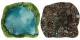 Gray Matter Gaming Terrain Markers Double Sided Neoprene Terrain Table Set