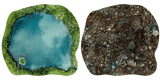 Gray Matter Gaming Terrain Markers Double Sided Neoprene Terrain Table Set