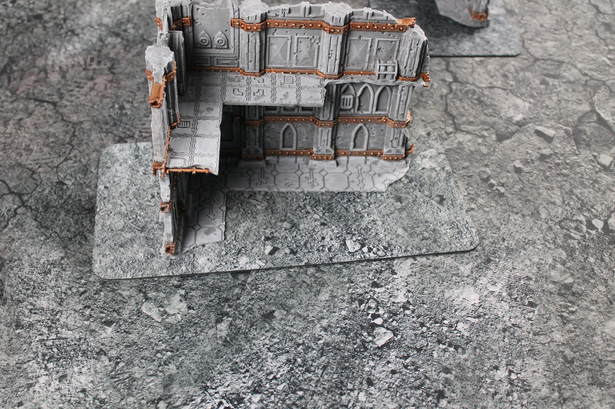 Gray Matter Gaming Terrain Markers Double Sided Neoprene Terrain Table Set for Warhammer 40k - 10th Edition Compatible