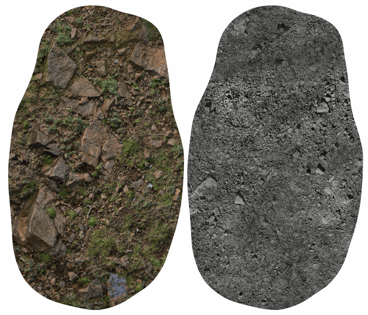 Gray Matter Gaming Terrain Markers Double Sided Neoprene Terrain Table Set for Warhammer 40k, AoS, Star Wars, Conquest, Bolt Action, Saga, and more!