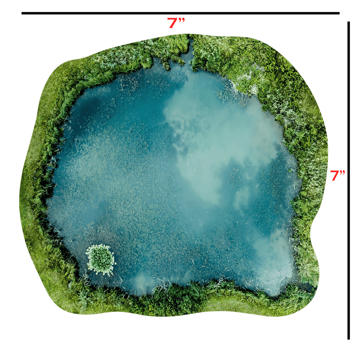 Gray Matter Gaming Terrain Markers Double Sided Neoprene Terrain Table Set for Warhammer 40k, AoS, Star Wars, Conquest, Bolt Action, Saga, and more!