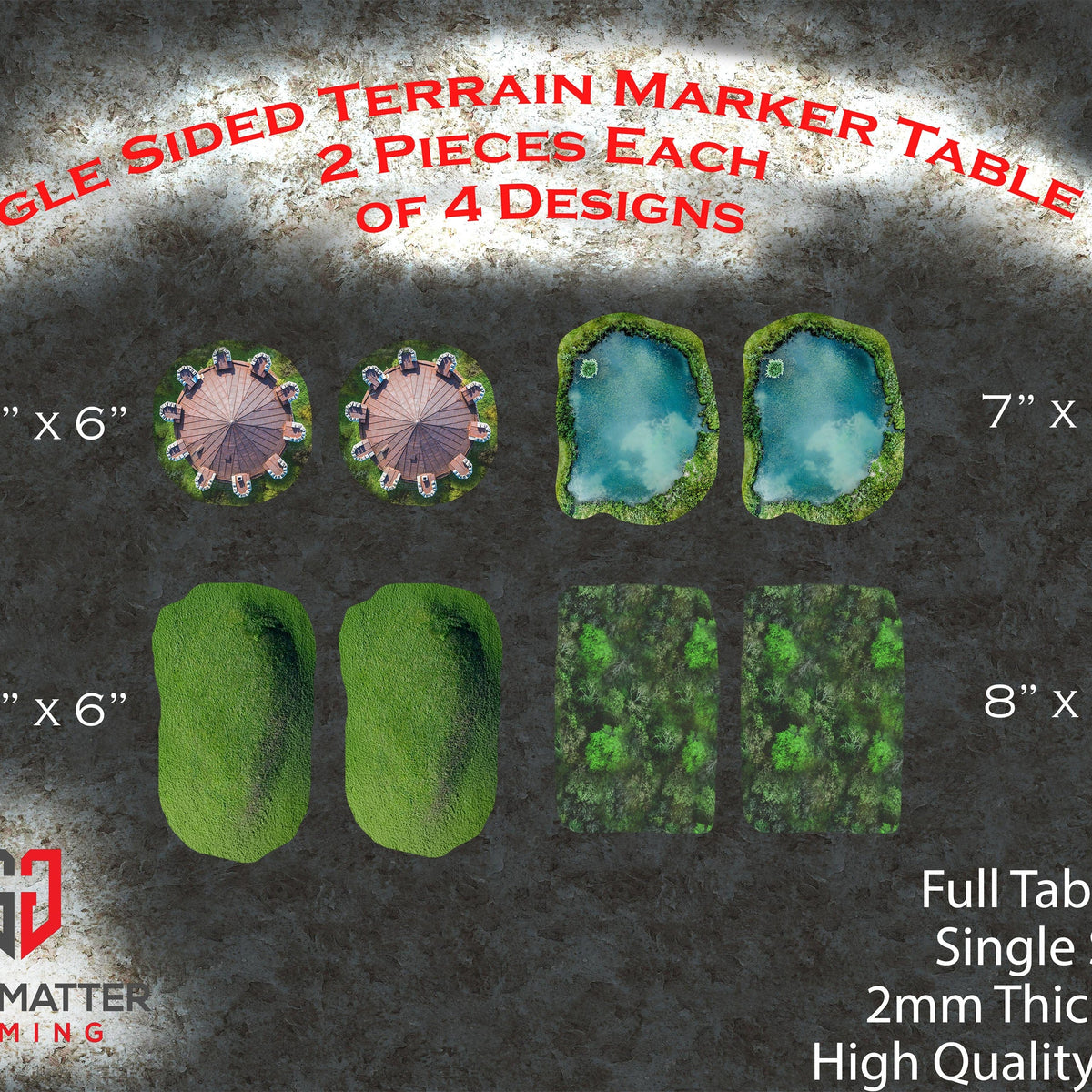 Single Sided Neoprene Terrain Table Set – Tabletop Terrain