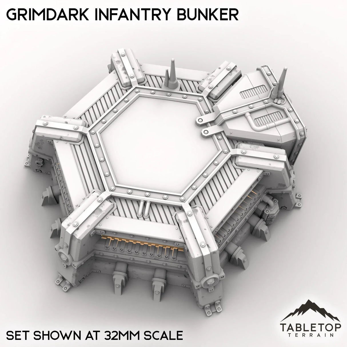 Tabletop Terrain Building Grimdark Infantry Bunker