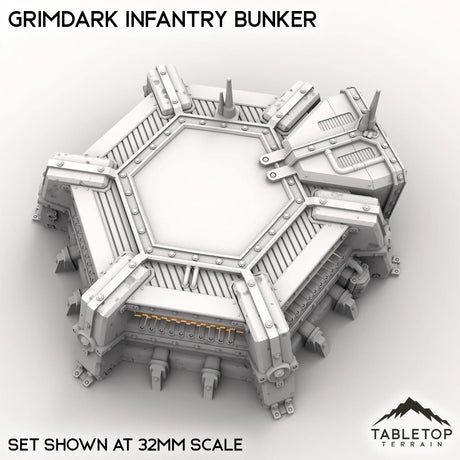 Tabletop Terrain Building Grimdark Infantry Bunker