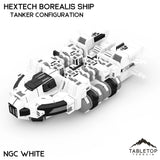 HEXTECH Borealis Ship - 6mm - Tanker Configuration - NextGen Color White