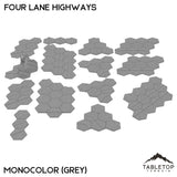 HEXTECH Four Lane Highways Bundle - Monocolor (Grey)