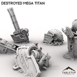 Tabletop Terrain Ruins Destroyed Mega Titan