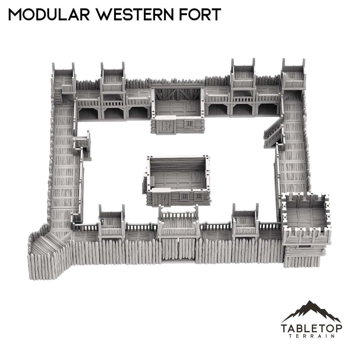 Modular Western Fort - Old Wild Western Rush