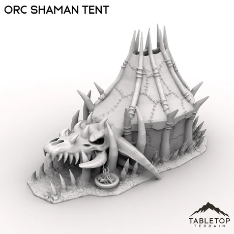 Tabletop Terrain Building Orc Shaman Tent