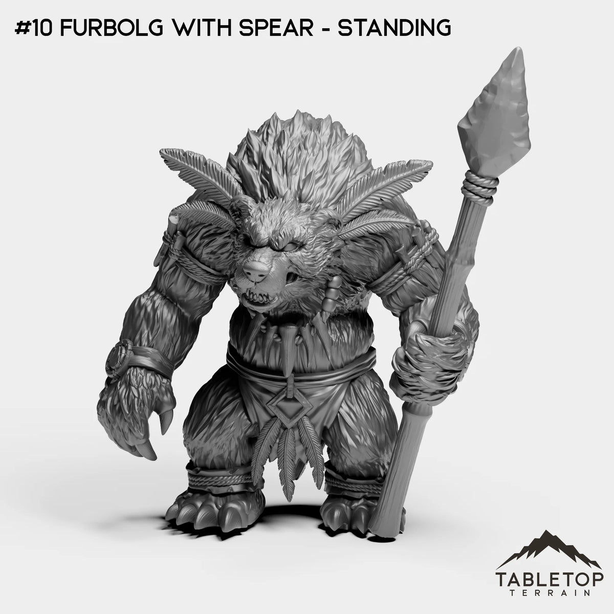 #10 Furbolg With Spear - Standing